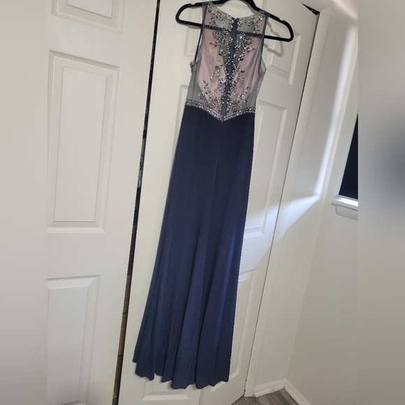 Betsy & Adam Formal Prom or other special occasion Bejeweled Gown, STUNNER!!! - Picture 5 of 7